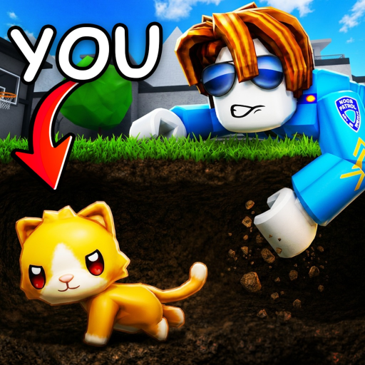Pets VS Police Roblox game thumbnail by CAT CAR CAT